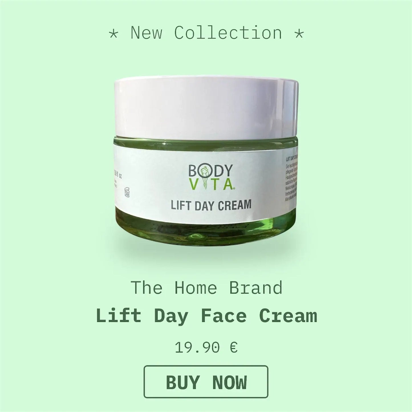 Bodyvita - LIFT DAY CREAM - Gesichtspflege - Tagescreme mit Liftonin und Hyaluronsäure - 50 ml Bodyvita