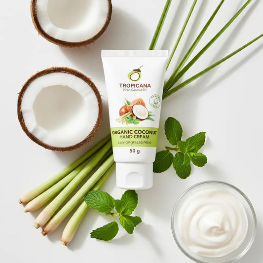 Tropicana Handcreme mit Kokos, Zitronengras & Minze – 50 g Tropicana