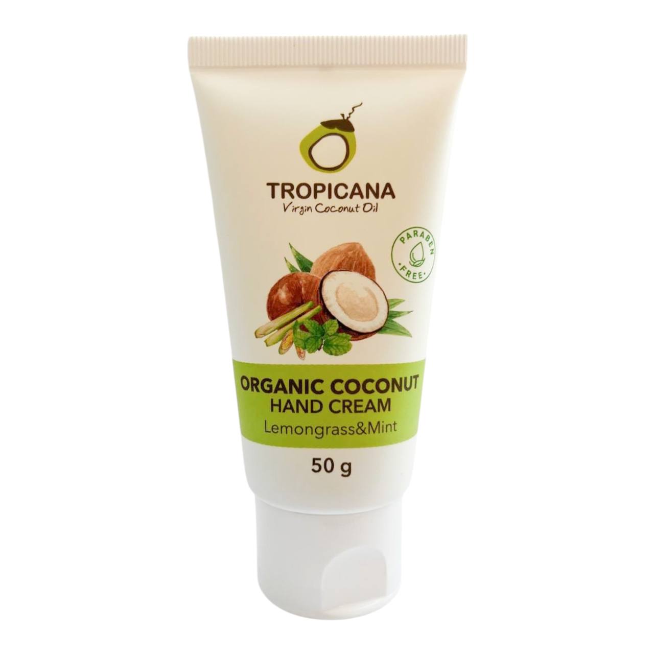 Tropicana Handcreme mit Kokos, Zitronengras & Minze – 50 g
