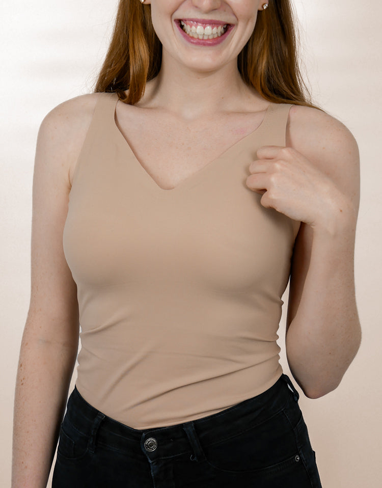 Braless Top in Nude