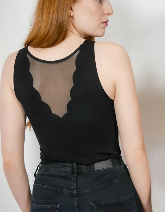 Braless Top Schwarz Bodyvita