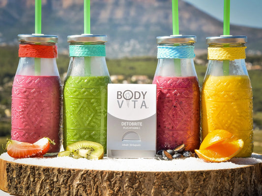 DETOBRITE Plus Vitamin C - Detox 90 Kapseln - Entgiftung Bodyvita