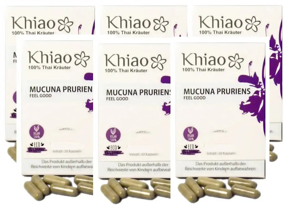 Khiao Mucuna Pruriens Feel Good Kapseln freeshipping - Khiao