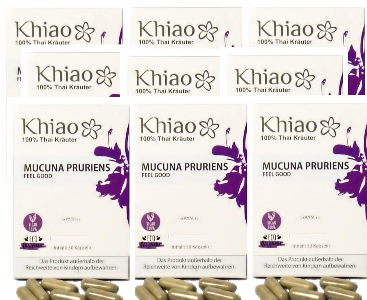 Khiao Mucuna Pruriens Feel Good Kapseln freeshipping - Khiao