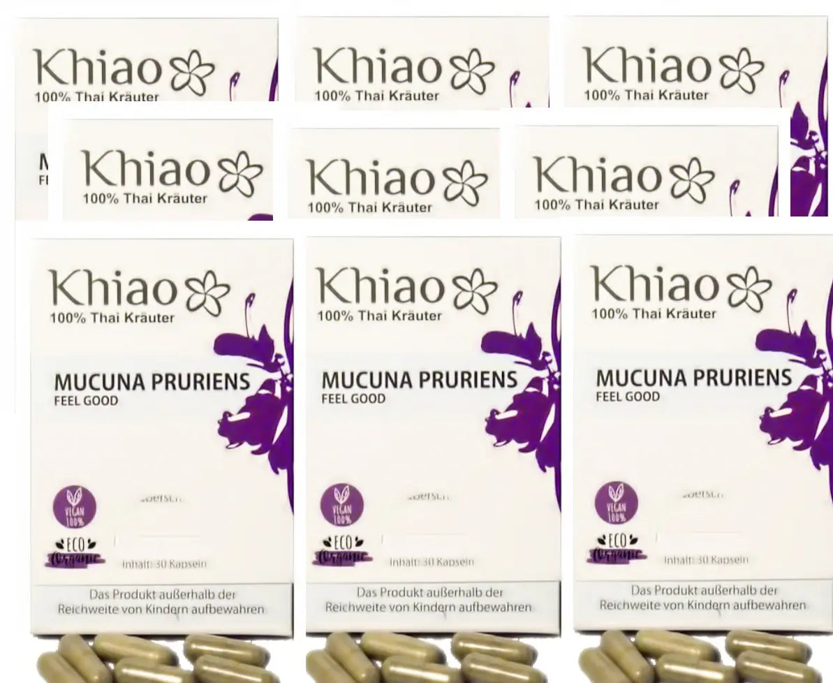 Khiao Mucuna Pruriens Feel Good Kapseln freeshipping - Khiao