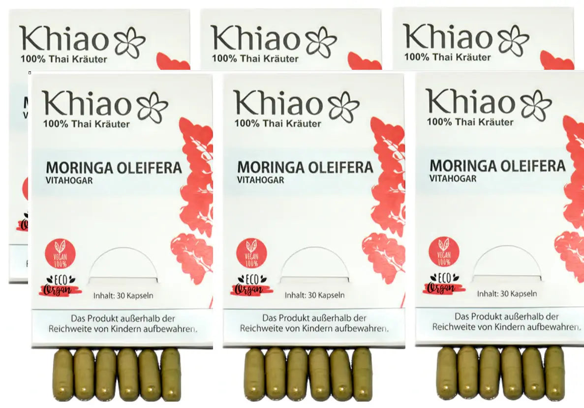 Moringa Oleifera Vitahogar Kapseln - Wohlbefinden Khiao