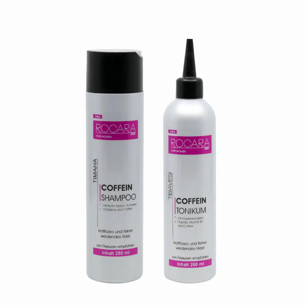 Coffein Set for Women Haarwuchsshampoo 250 ml & Tonikum 200 ml freeshipping - Khiao
