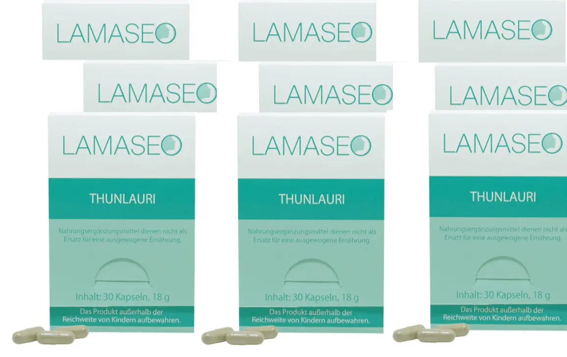 Lamaseo - Thunlauri Cuticula Kapseln - Hautirritationen - Hauterneuerung - Anti Pickel - Pflanzliches Nahrungsergänzungsmittel Lamaseo