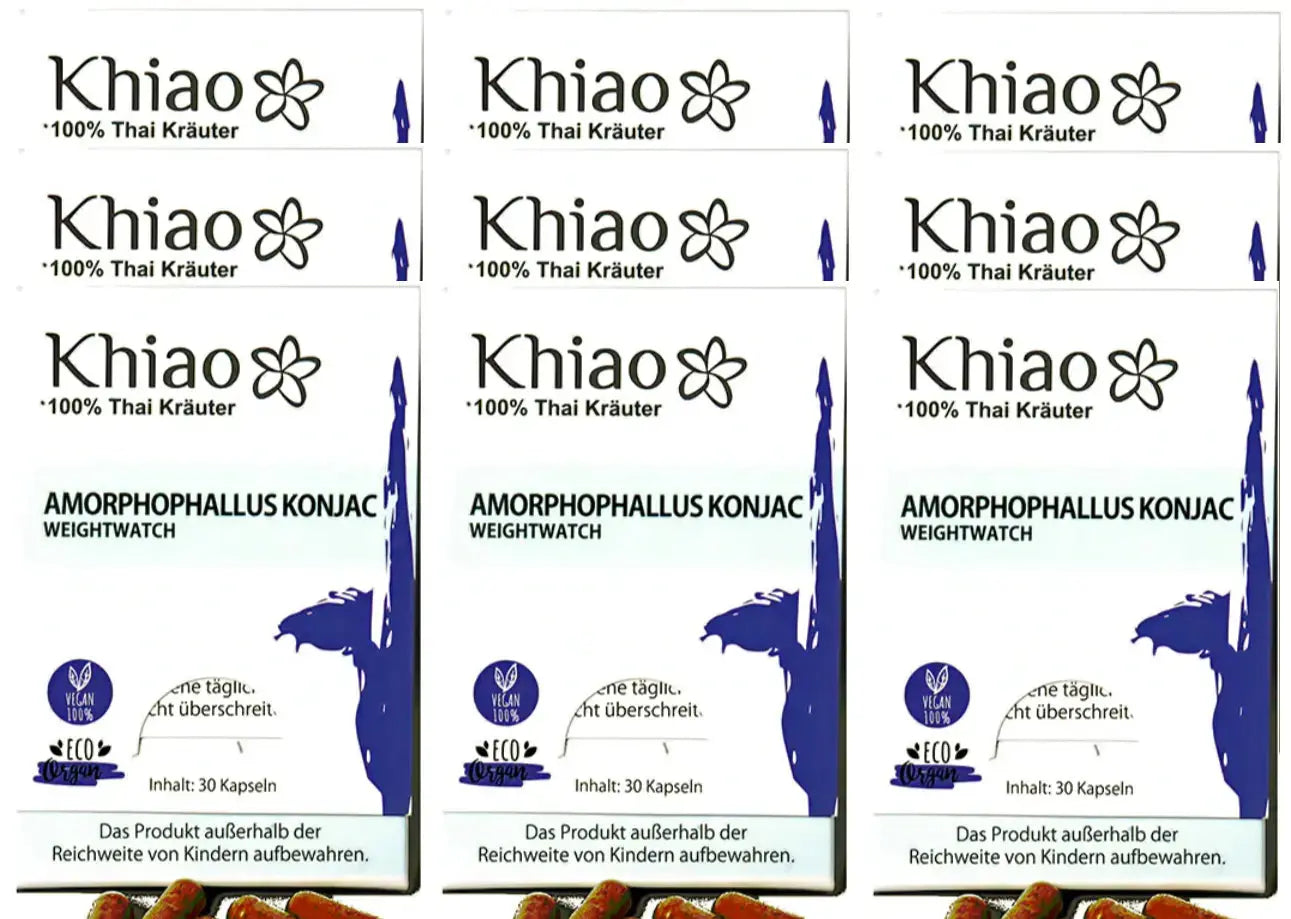 Amorphophallus Konjac Weightwatch - Gewichtsreduktion Khiao