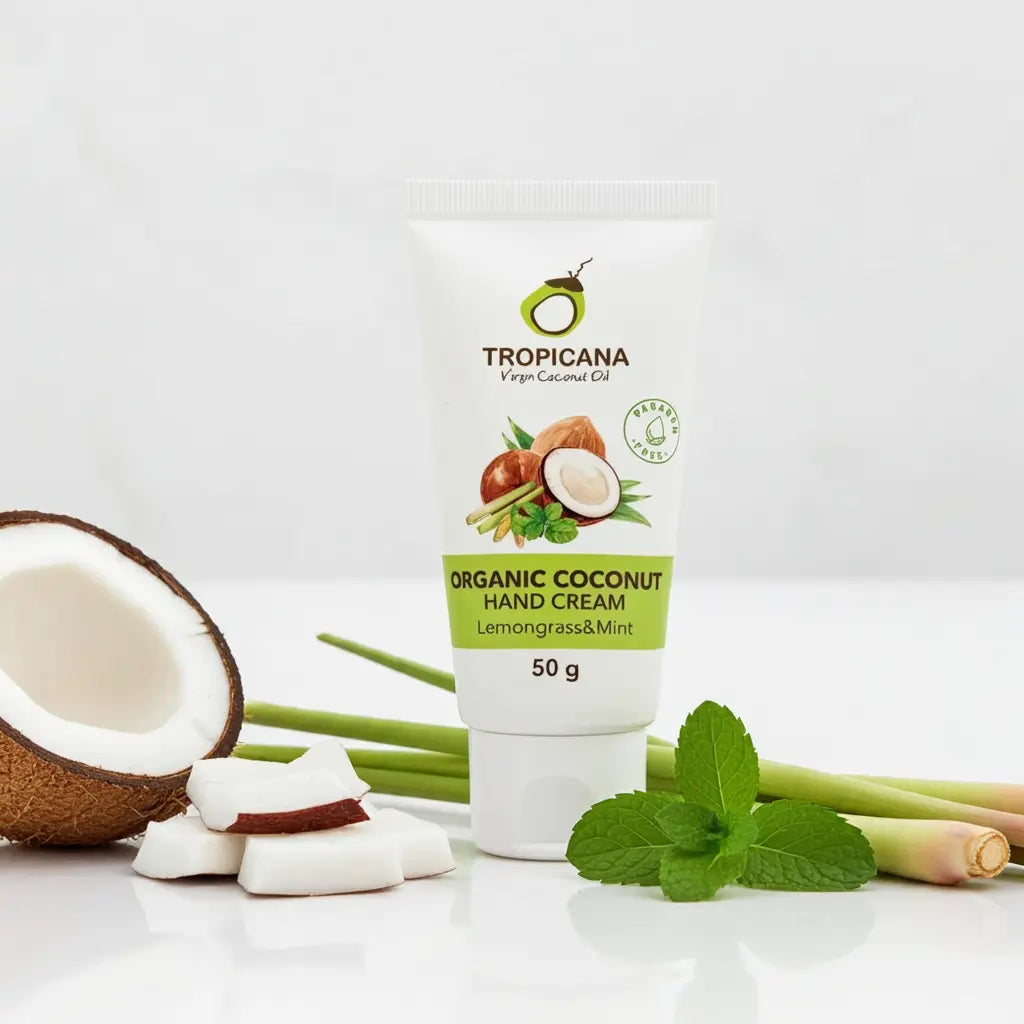 Tropicana Handcreme mit Kokos, Zitronengras & Minze – 50 g Tropicana