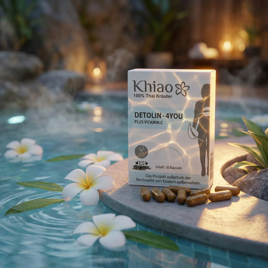 Detolin 4you - Detox Kapseln Plus Vitamin C - Entgiftung Khiao