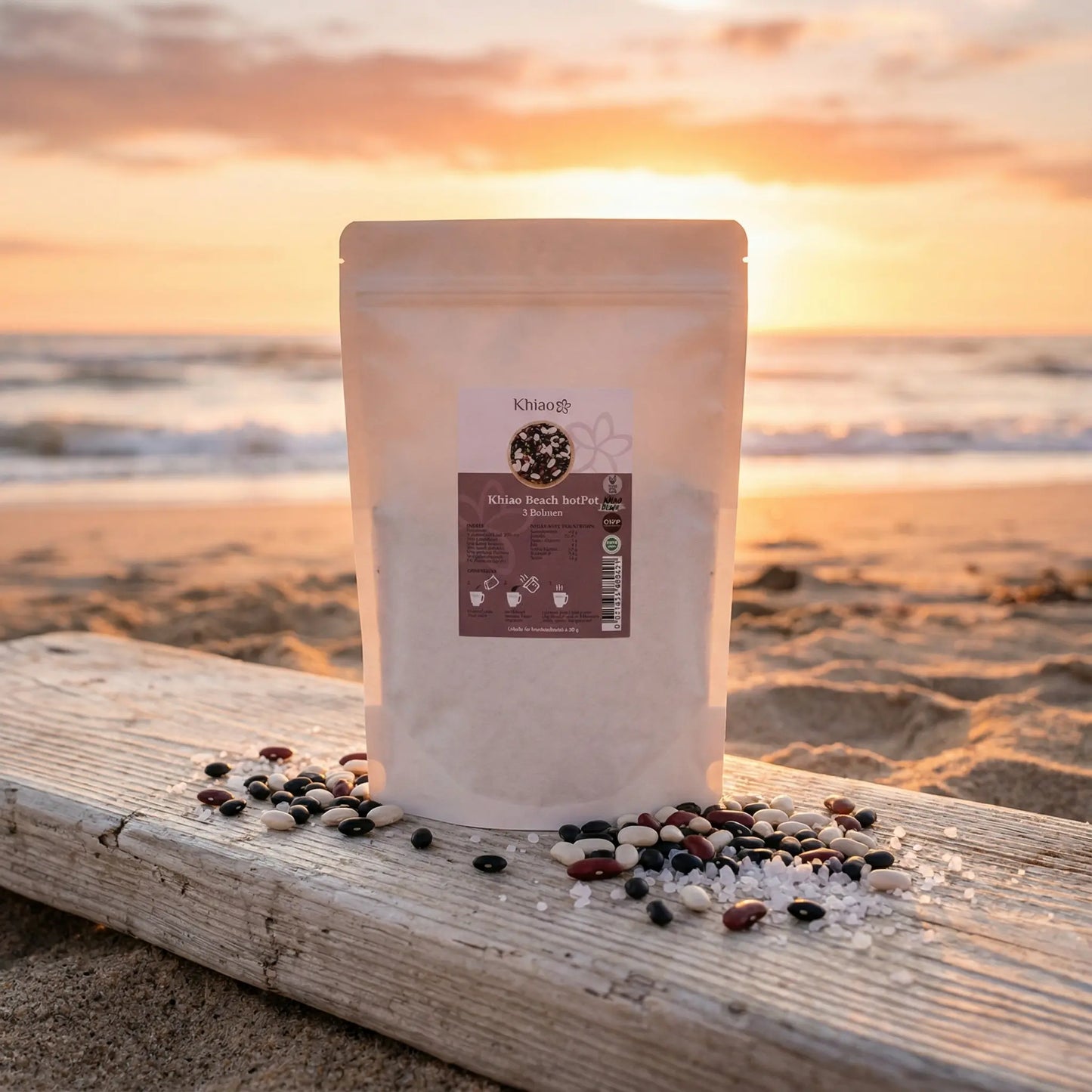 Khiao - Beach hotPot 5-Bohnen - Mahlzeitenersatz - Vegan - 16 Portionen Khiao